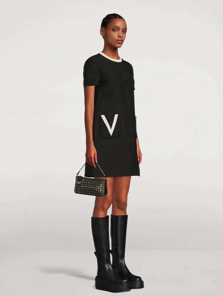 Virgin Wool And Silk Shift Dress