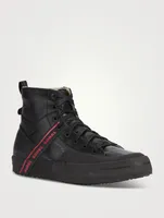 Grit Leather Mid-Top Sneakers