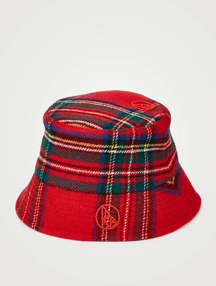 Lampshade Wool-Blend Bucket Hat