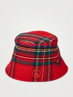 Lampshade Wool-Blend Bucket Hat