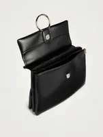 Medium Faye Leather Top Handle Bag