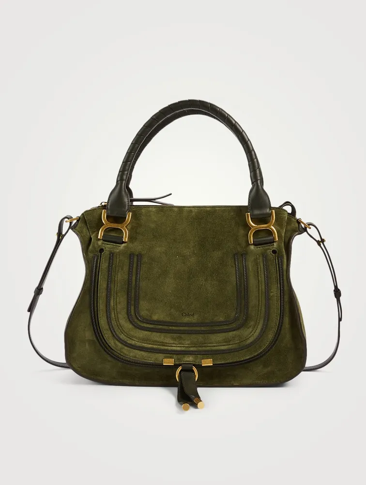 Medium Marcie Suede Bag