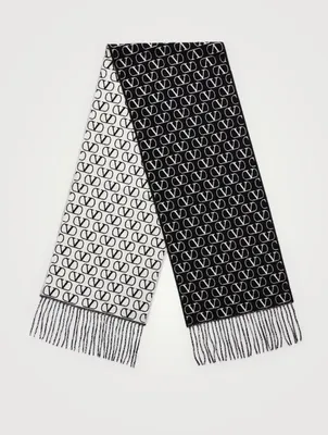 VLOGO Signature Wool Cashmere Scarf