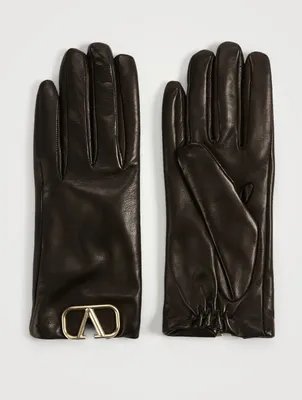 Leather VLOGO Gloves