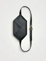 Intrecciato Leather Belt Bag