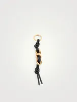 Chain Leather Key Ring