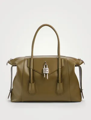 Medium Antigona Soft Leather Bag With Lock