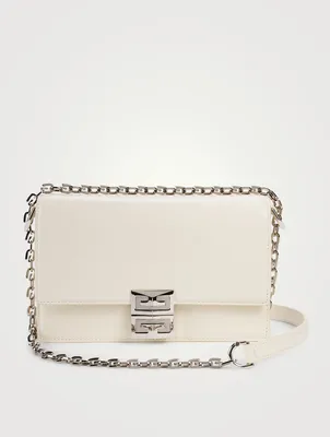 Small 4G Leather Bag With Chain