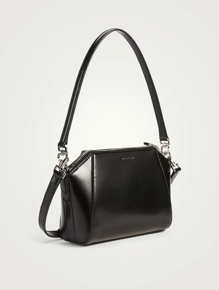 XS Antigona Leather Crossbody Bag