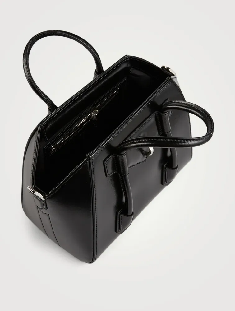 Mini Antigona Leather Bag With Lock