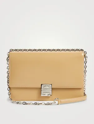 Medium 4G Leather Crossbody Bag With Chain