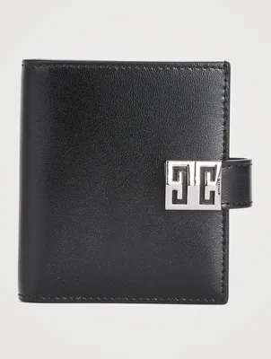 Small 4G Leather Bifold Wallet