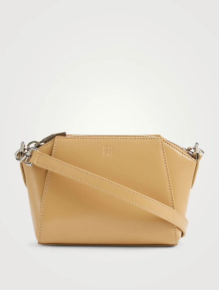 Beige Nano Antigona Crossbody