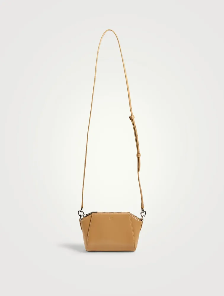 Beige Nano Antigona Crossbody