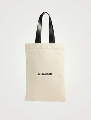 Large Cotton And Linen Canvas Tote Bag