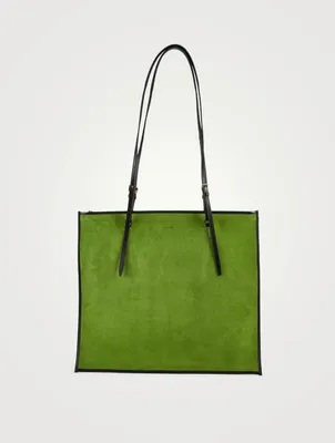 Small Holster Suede Tote Bag