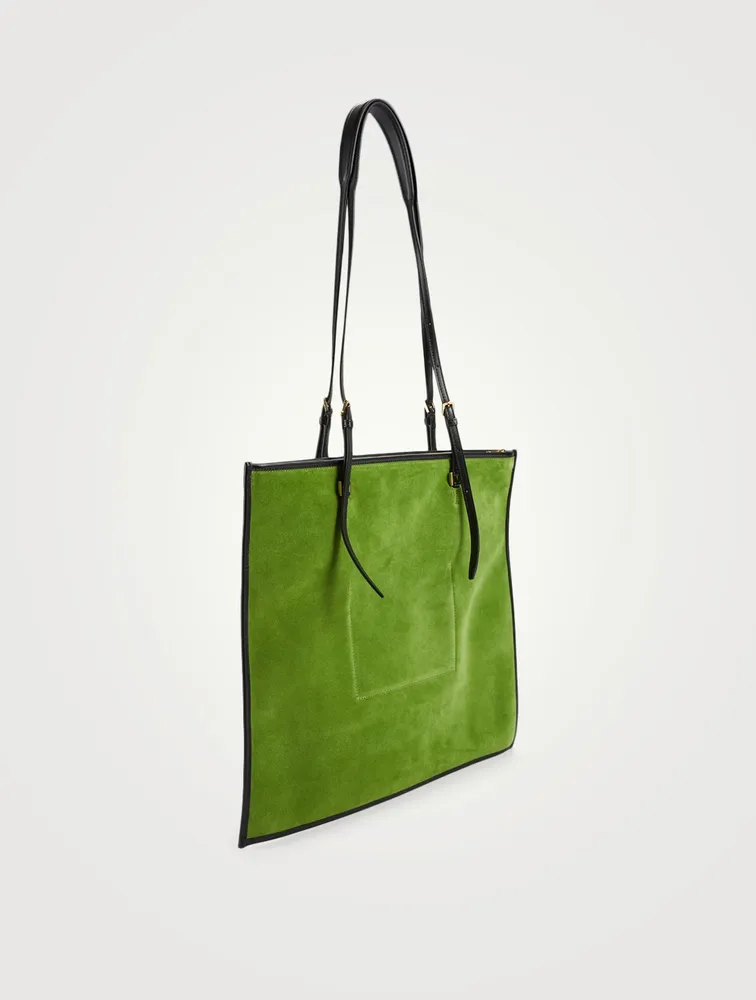 Small Holster Suede Tote Bag