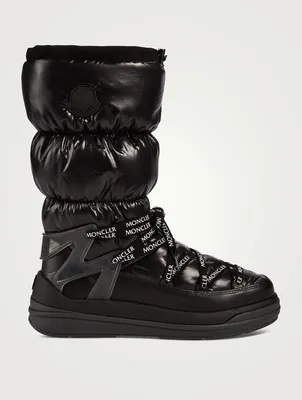 Insolux Nylon And Leather Mid-Calf Boots