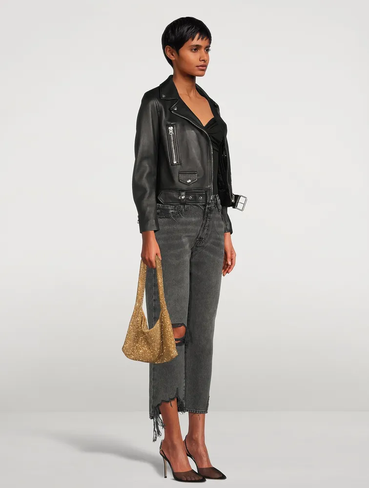 Crystal Mesh Shoulder Bag