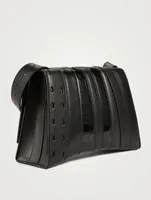 Hourglass Multibelt Leather Top Handle Bag