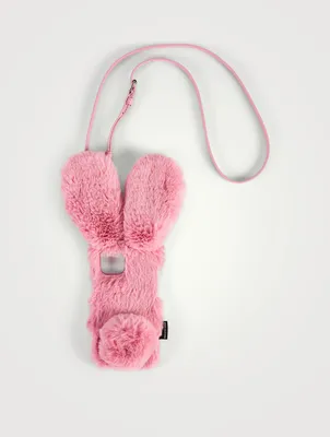 Fluffy Bunny Faux Fur Phone Case
