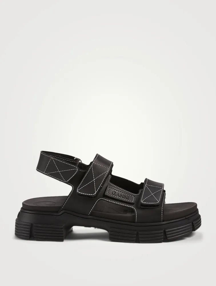 Recycled Rubber Velcro Sandals