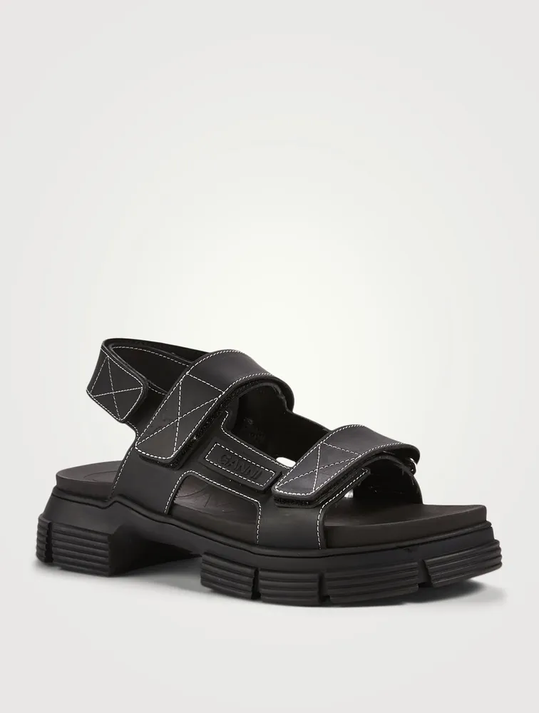 Recycled Rubber Velcro Sandals
