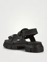 Recycled Rubber Velcro Sandals