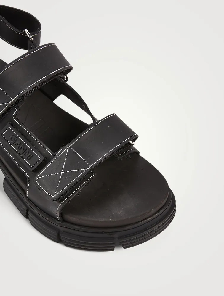 Recycled Rubber Velcro Sandals