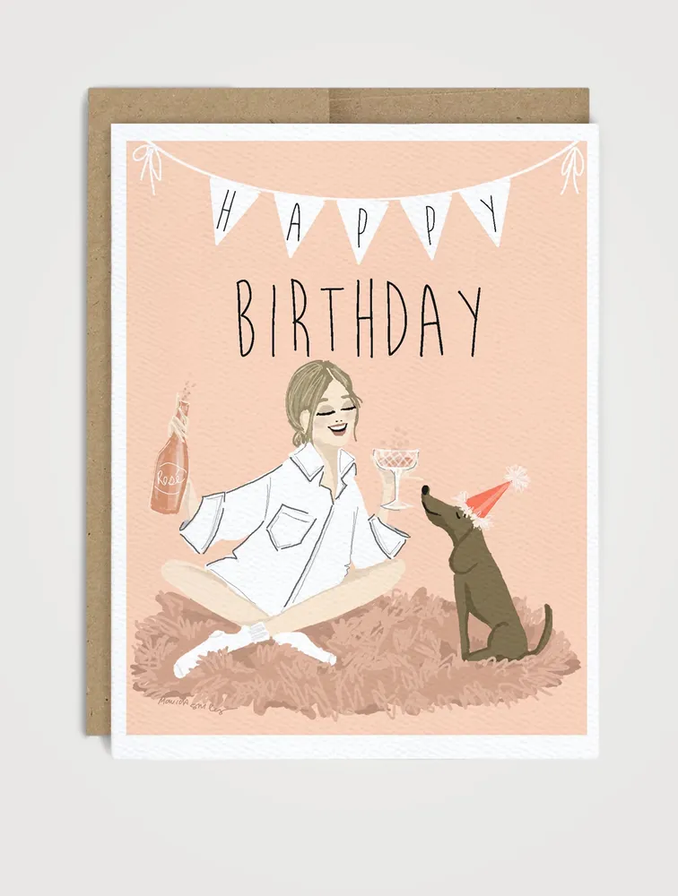 Sip & Slumber Party Birthday Card