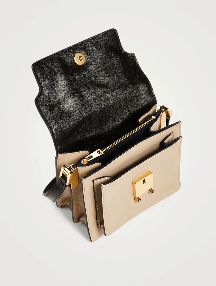 Trunk Soft Leather Mini Crossbody Bag