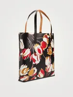 Shopper Tote Bag In Windblown Print