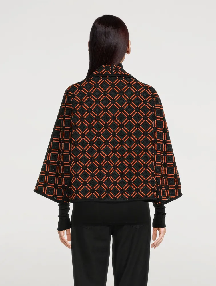 Elmata Embroidered Tile Jacket