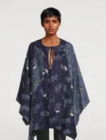 Paula's Ibiza Linen Kaftan Crocus Print