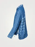 Paula's Ibiza Cotton Workwear Jacket Moon Print