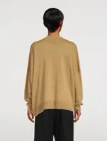 Paula's Ibiza Linen-Blend Logo Sweater