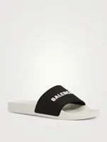 Logo Rubber Pool Slide Sandals