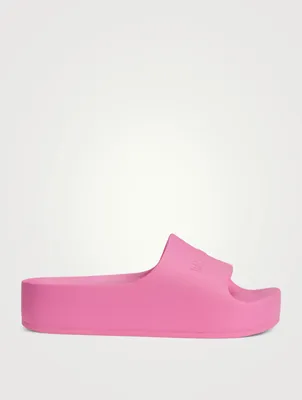 Chunky Flatform Slide Sandals