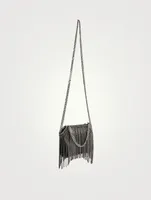 Mini Falabella Tote Bag With Crystal Fringe