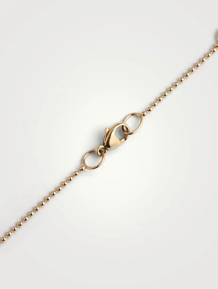 Mini Classique 14K Gold Milly Pendant Necklace With Sapphires And Diamonds