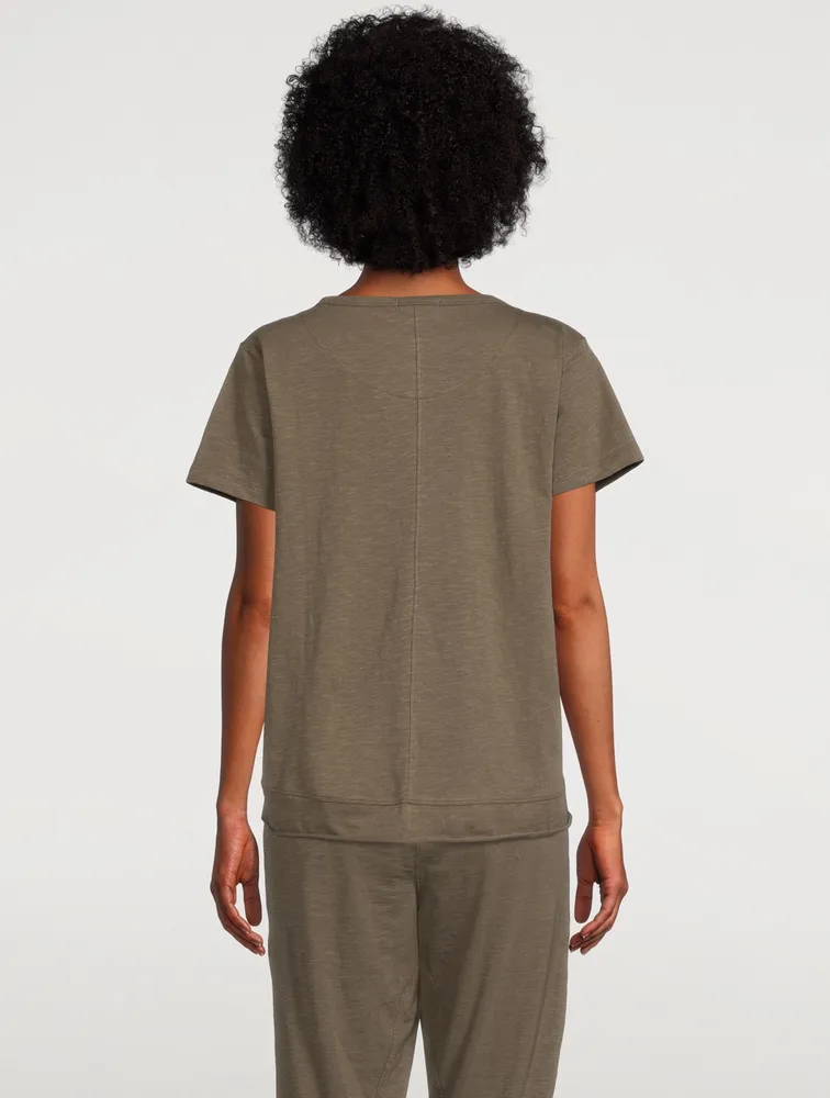 The Raw Hem Slub Organic Cotton T-Shirt