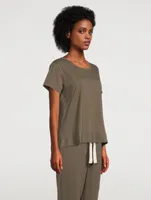 The Raw Hem Slub Organic Cotton T-Shirt