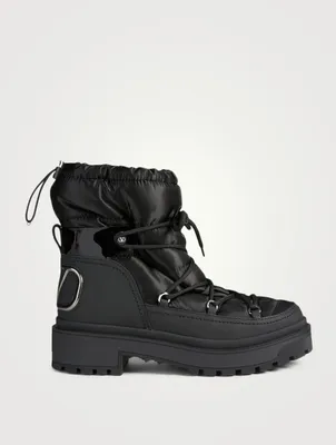 Trekkgirl Puffer Lace-Up Ankle Boots