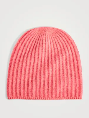 Cashmere Rib Stitch Beanie