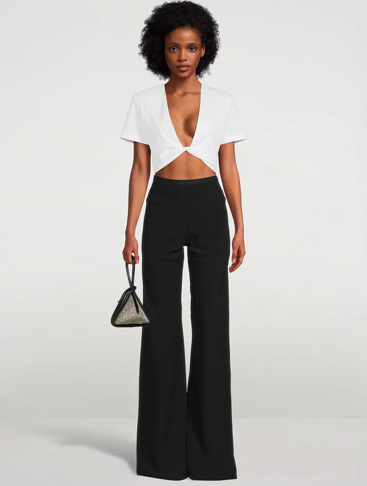 Keila Organic Cotton Twisted Crop Top