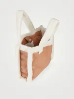 Medium Lolita Faux Shearling Tote Bag