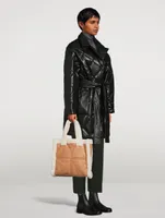 Medium Lolita Faux Shearling Tote Bag