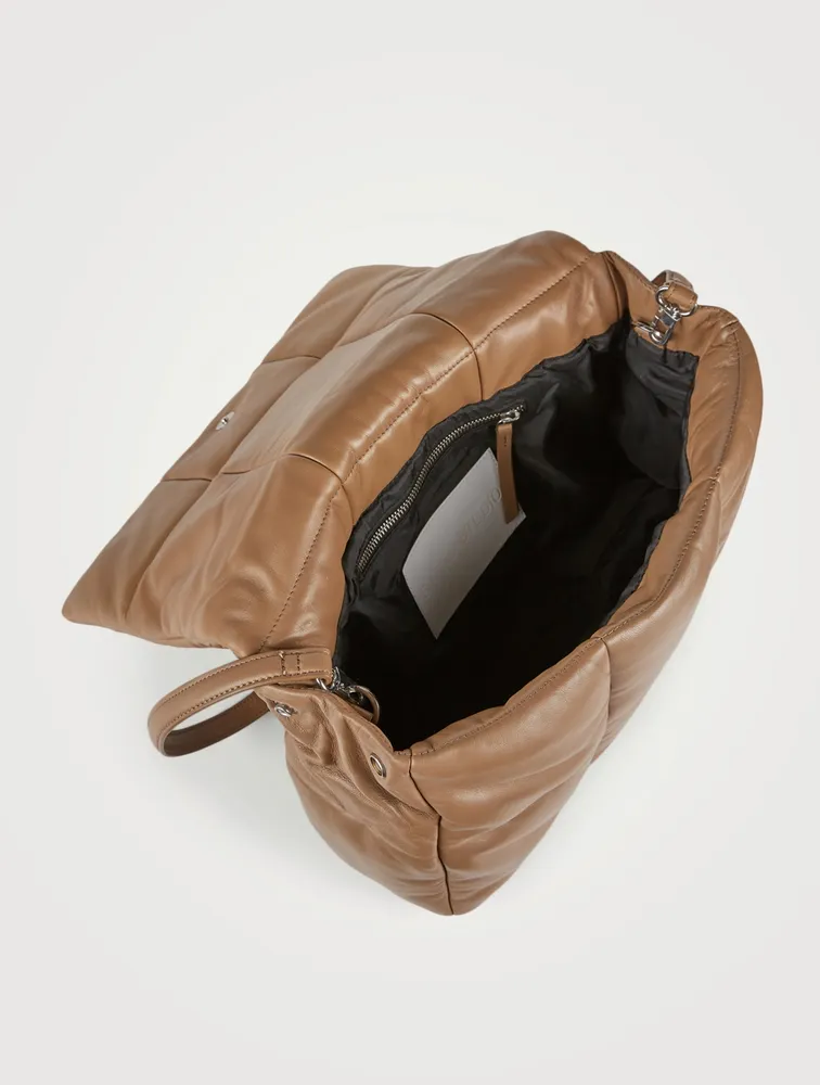 Wanda Quilted Leather Clutch