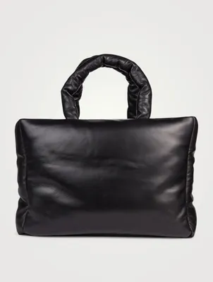 Davina Padded Leather Tote Bag