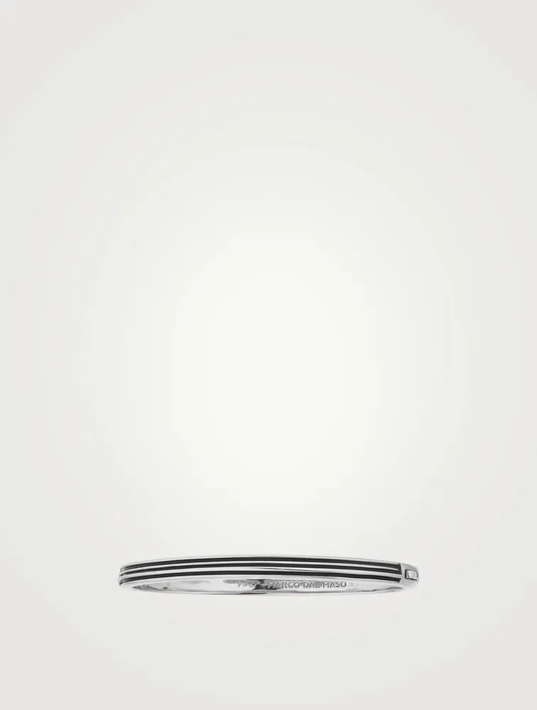 Acies Single Polished Silver Cuff Bracelet